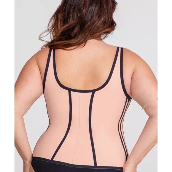 HoneyLove Boldness corset Rose Black Women’s Size 1X Body Contour Sculpting NWT - Picture 2 of 11